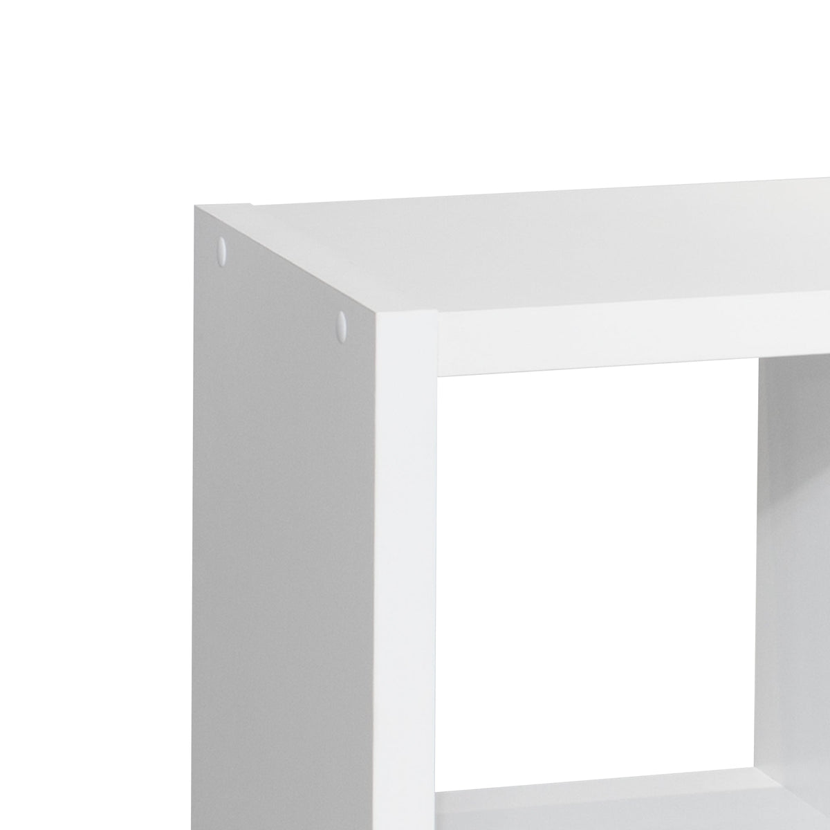 8-Cube Bookcase Organizer with Open Back Shelves