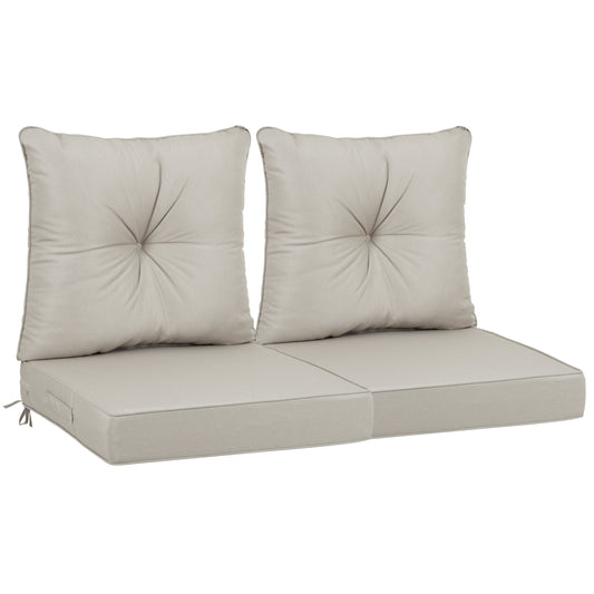 Outdoor Deep Seat Cushions for Patio Furniture Waterproof Set